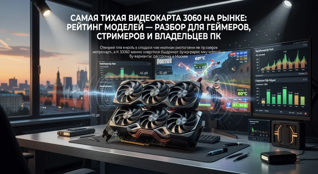 Самая тихая видеокарта 3060 на рынке: рейтинг моделей — разбор для геймеров, стримеров и владельцев ПК